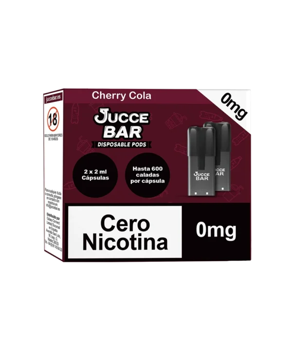 Cápsulas Desechables Cherry Cola 0 mg